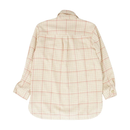Beige Plaid Lightweight Jacket