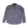 Purple Print Long Sleeve Button Down