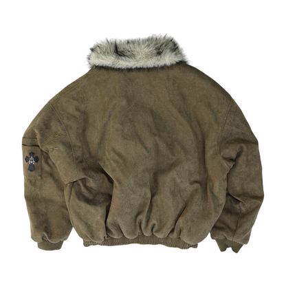 Brown Solid Jacket