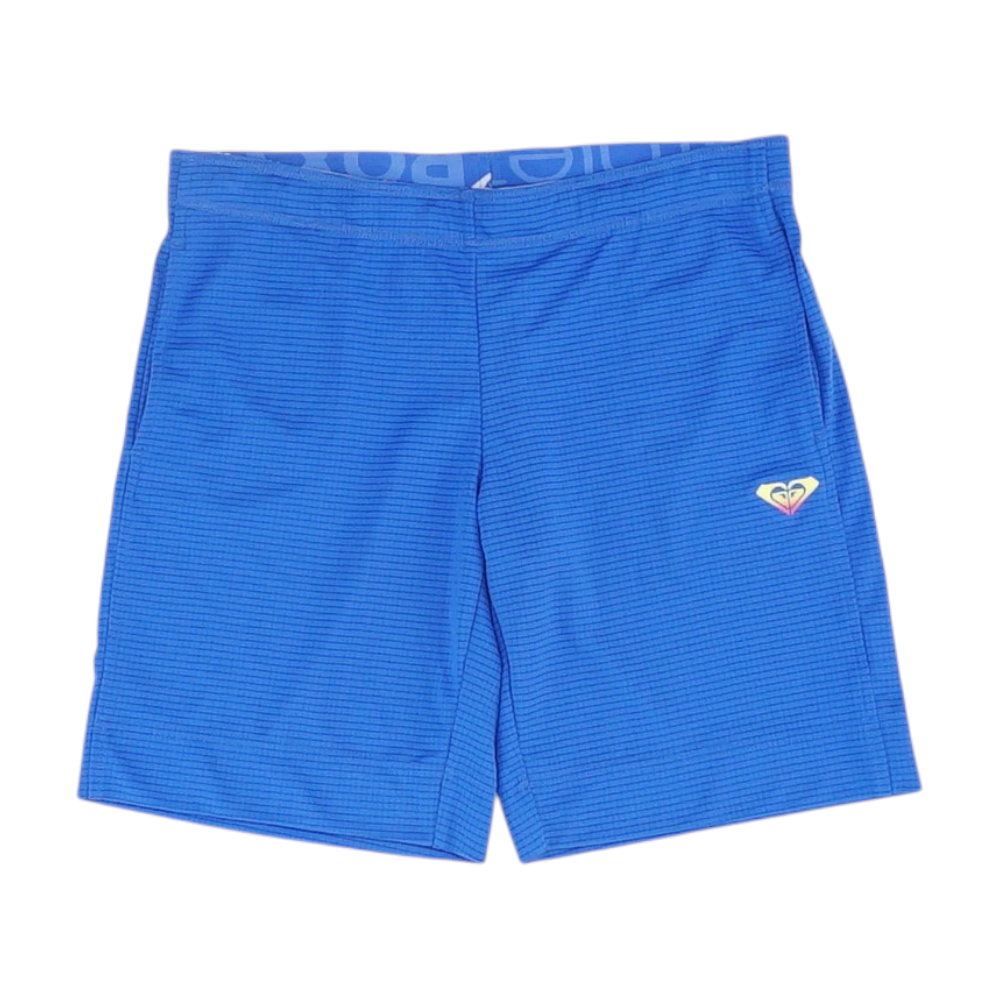 Blue Solid Active Shorts