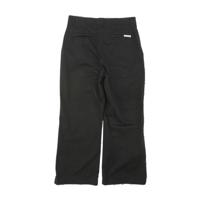Black Straight Pants