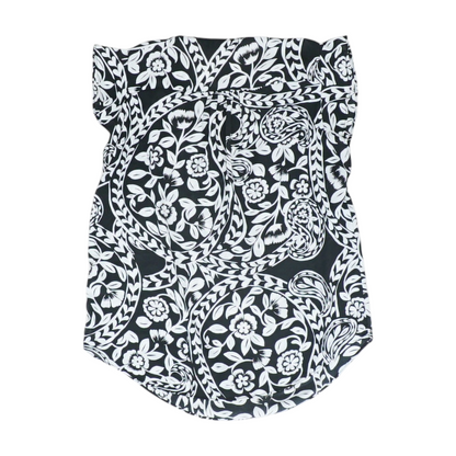 Black Floral Blouse