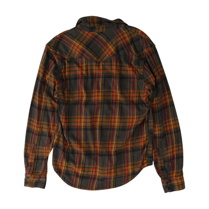 Multi Plaid Flannel Button Down