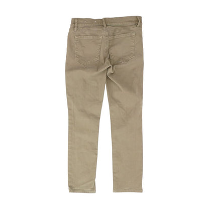 Olive Solid Skinny Leg Jeans
