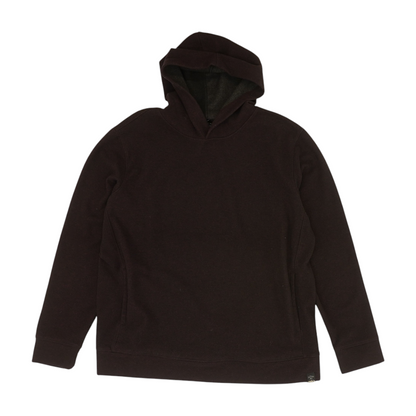 Burgundy Solid Hoodie Pullover