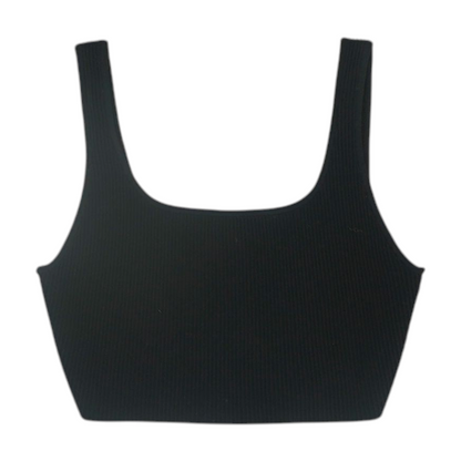 Black Cropped Blouse