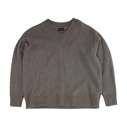 Brown Petite Pullover Sweater
