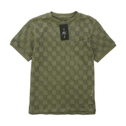 Green Solid Pullover Sweater