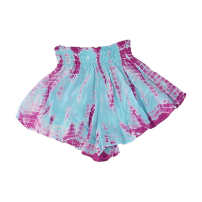 Blue Tie-Dye Chino Shorts