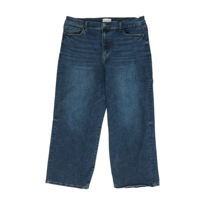 Navy Straight Jeans
