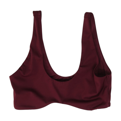 Maroon Swim Top