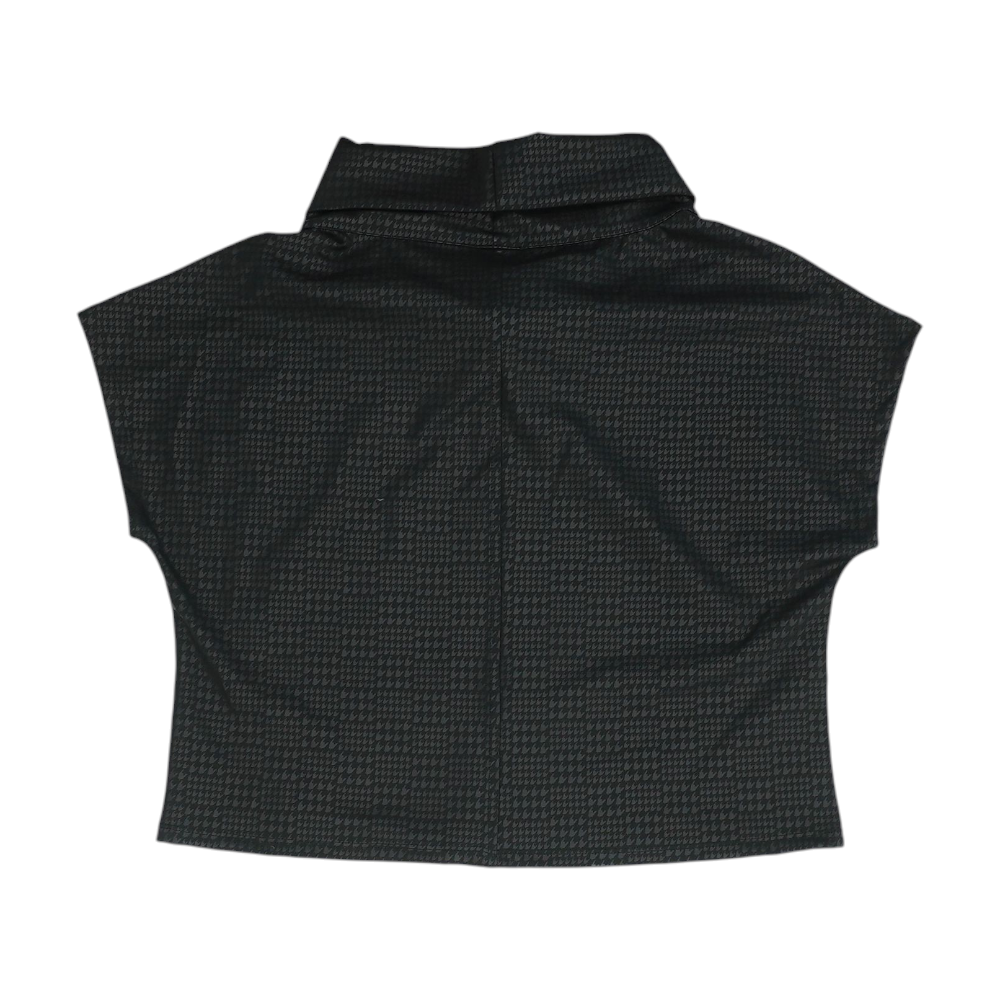Black Houndstooth Blouse