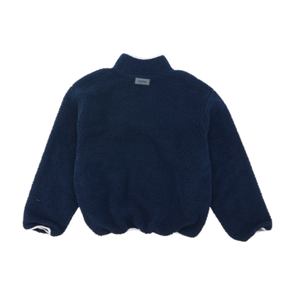 Navy Solid 1/4 Zip Pullover