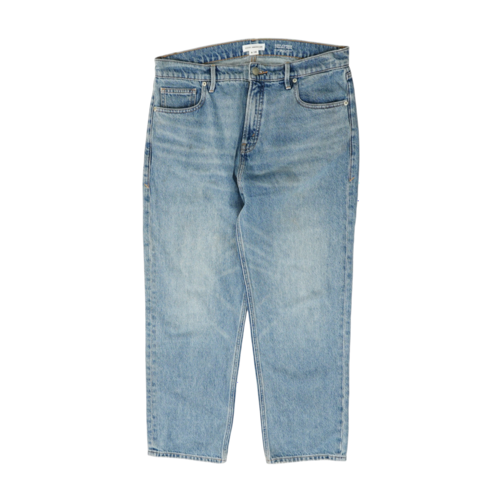 Blue Straight Jeans