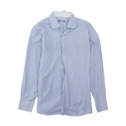 Blue Check Long Sleeve Button Down