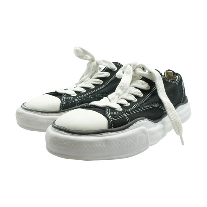 Black "PETERSON" OG Sole Canvas Low-top Sneaker