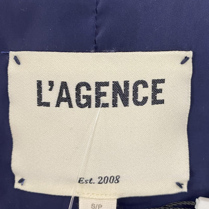 Navy 100% Lamb Leather Jacket