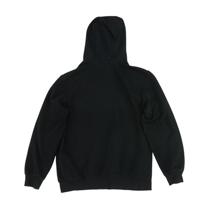 Black Solid Hoodie Pullover