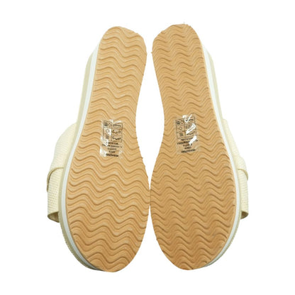 Ivory Wedged Sandals