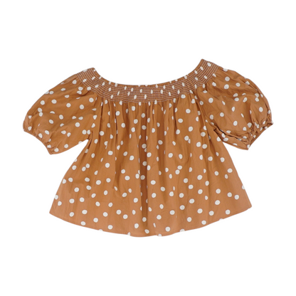 Pink Polka Dot Blouse