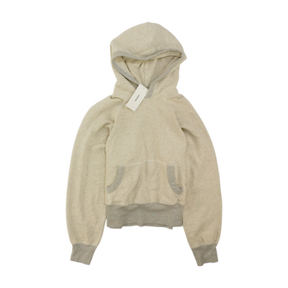Gray Solid Hoodie Pullover