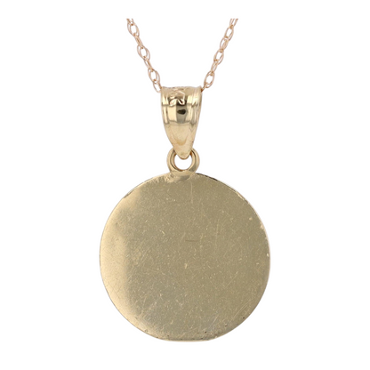 14K Two-Tone Gold Pendant Necklace