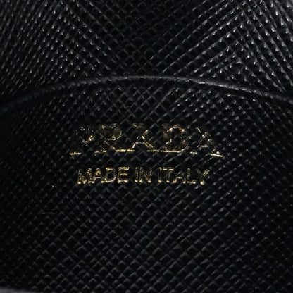 Black Saffiano Leather Card Holder