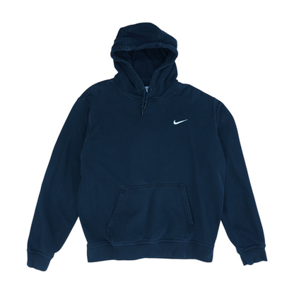 Black Solid Hoodie Pullover