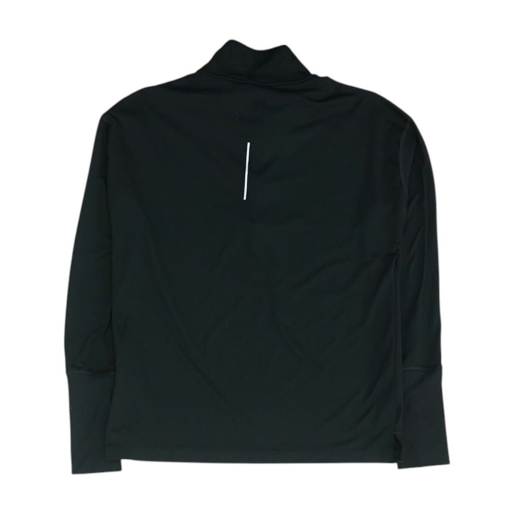 Black Solid 1/4 Zip Pullover