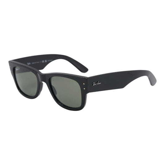 Black Mega Wayfarer Oversized Sunglasses