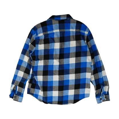 Blue Check Flannel Button Down
