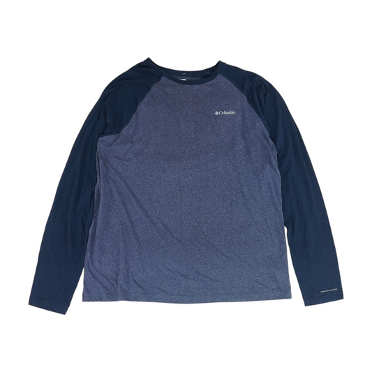 Navy Color Block Active T-Shirt