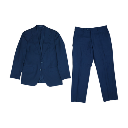 Navy Solid Suit