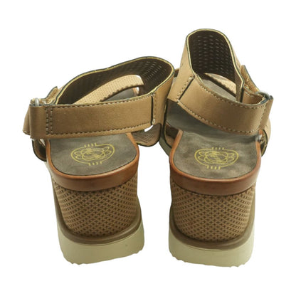 Brown Wedged Sandals