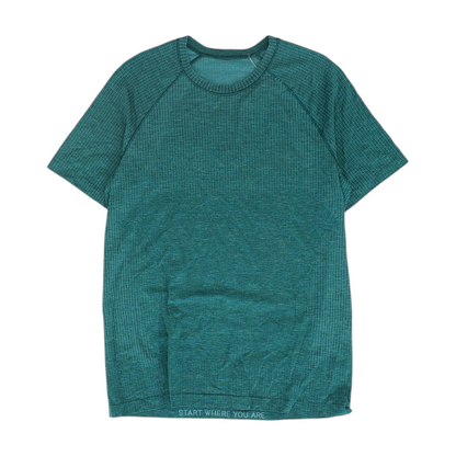 Green Solid Active T-Shirt