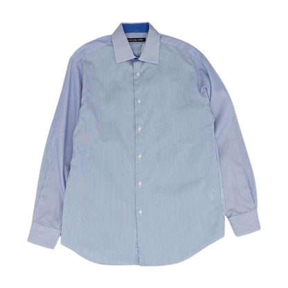 Blue Striped Long Sleeve Button Down