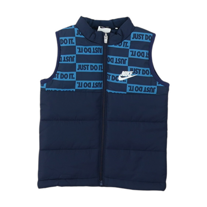 Blue Print Vest