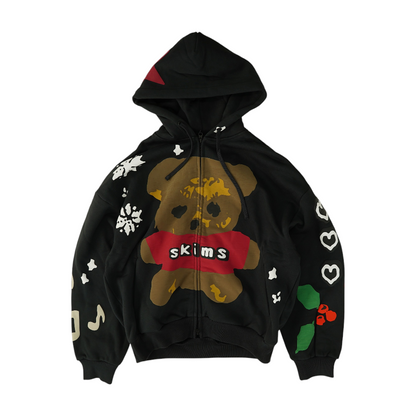 Black Graphic Jacket