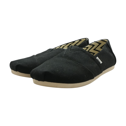 Black Slip-On Flats