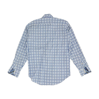 Blue Plaid Long Sleeve Button Down