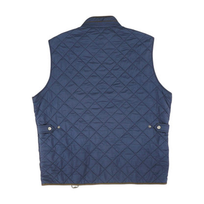 Blue Solid Vest