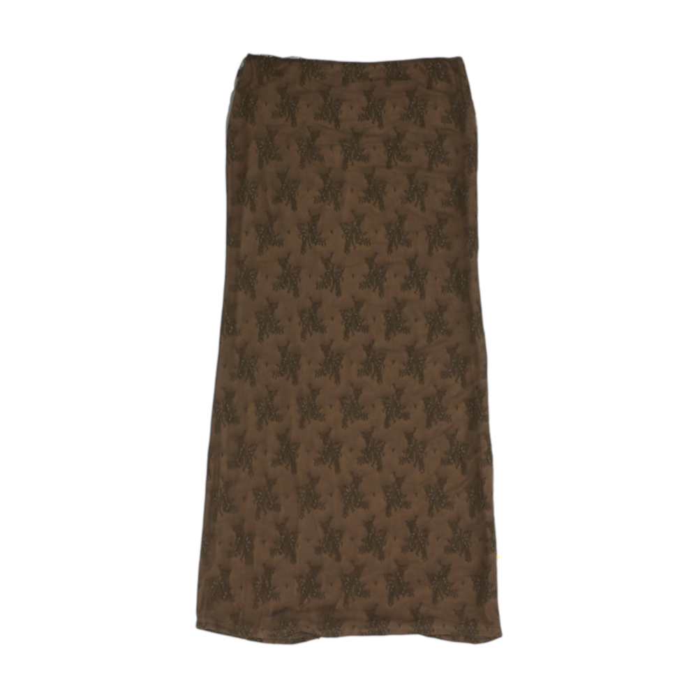 Brown Midi Skirt