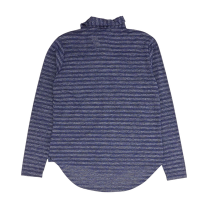Navy Abstract Button Down