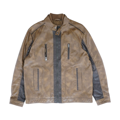 Brown Solid Jacket
