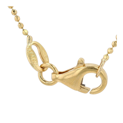 18K Tri-Tone Gold Lariat Necklace