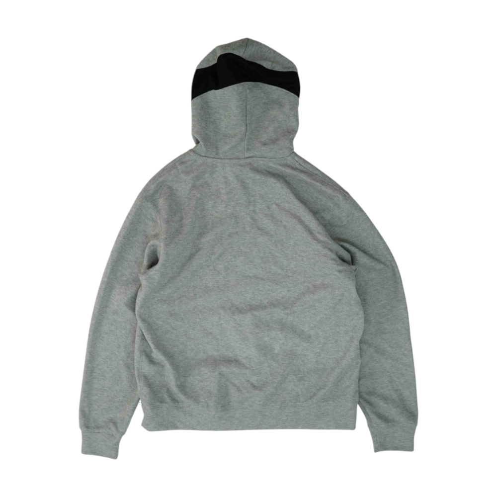 Gray Solid Hoodie Pullover