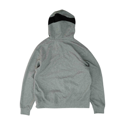 Gray Solid Hoodie Pullover