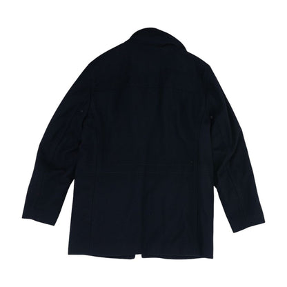 Navy Topcoat Coat