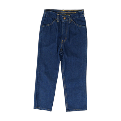 Vintage Blue Solid Jeans