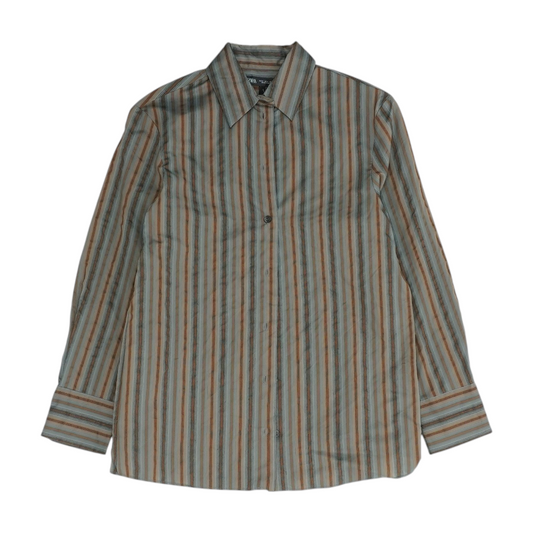 Gray Striped Button Down